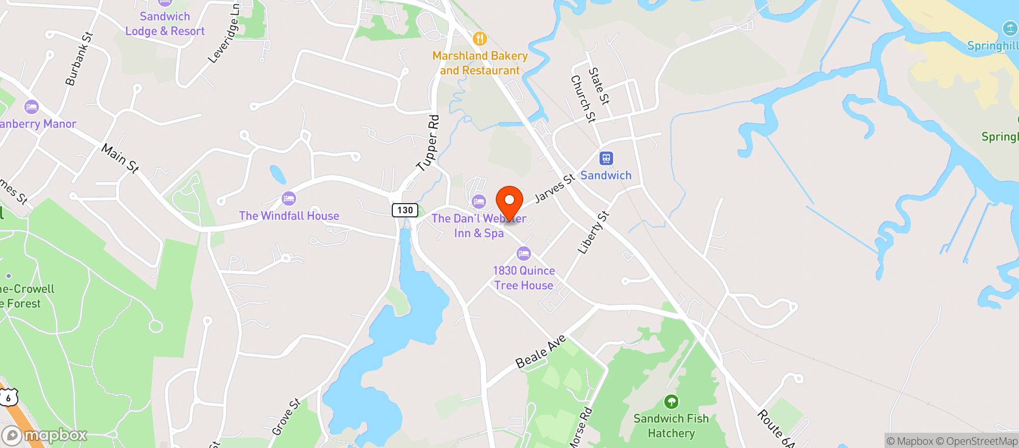 Map showing The Seal
