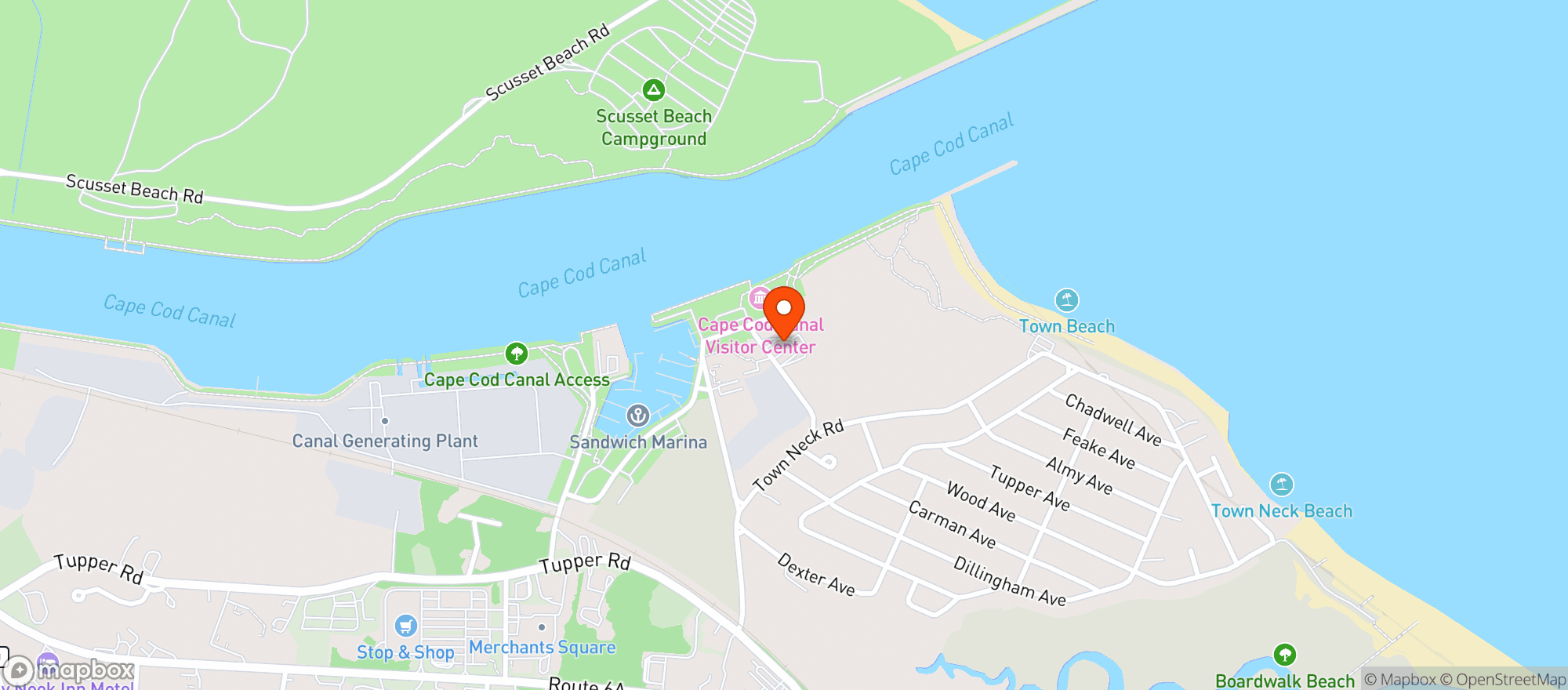 Map showing SEAFOOD SAMS