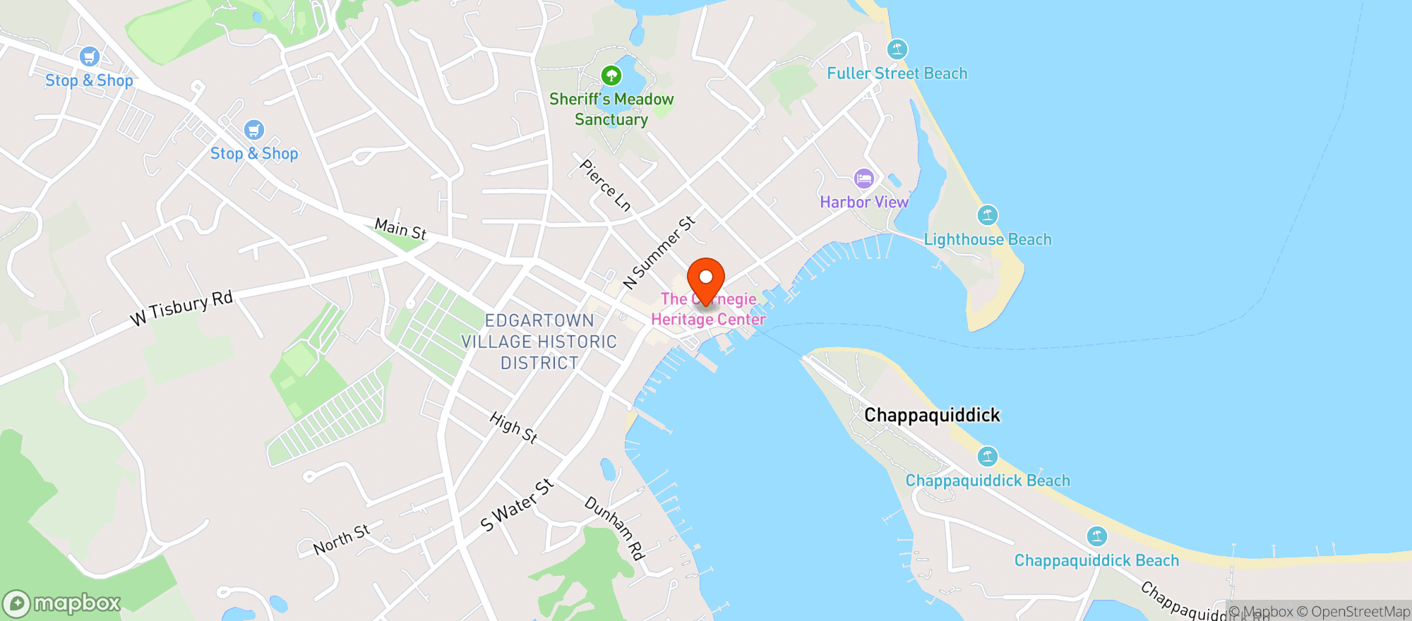Map showing Faraway Marthas Vineyard