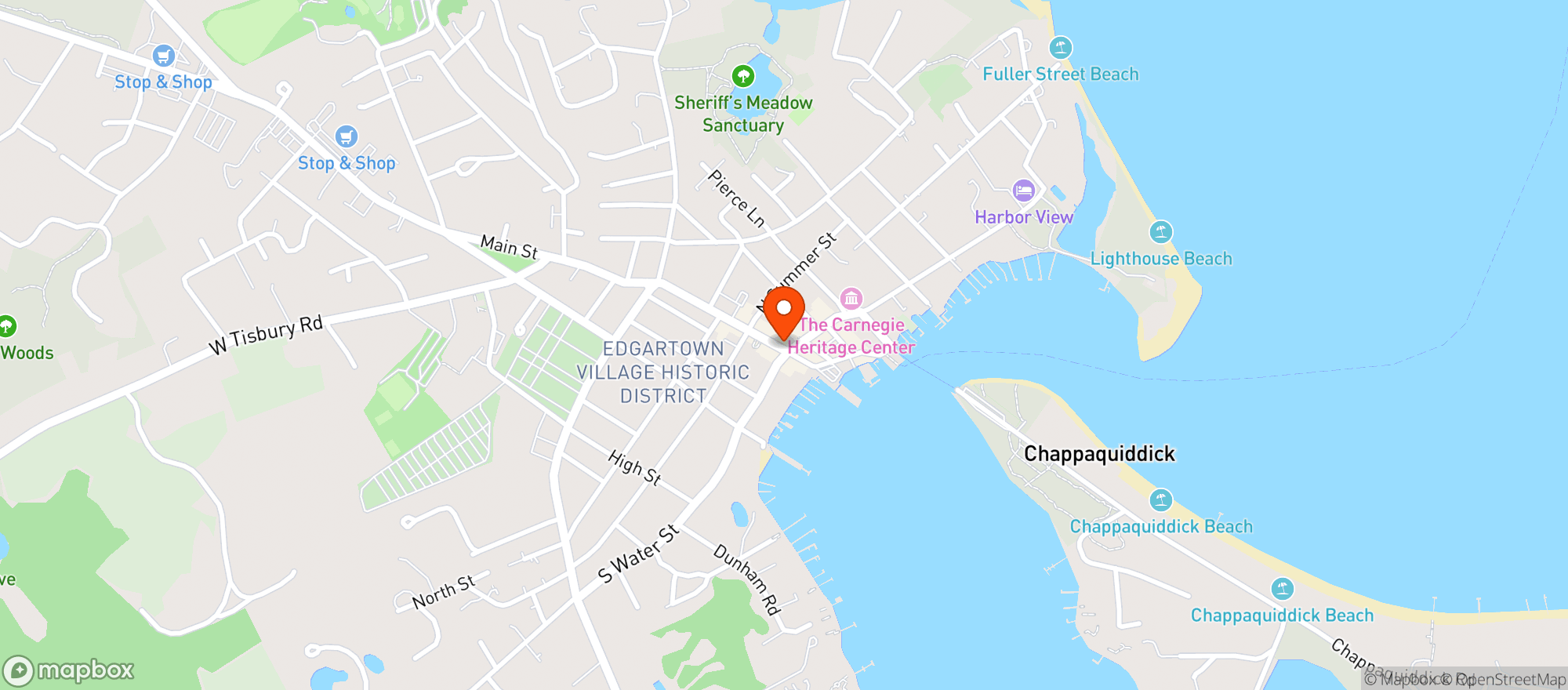 Map showing Wharf Pub