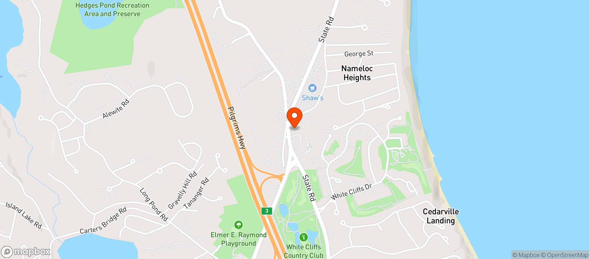 Map showing Plymouth Public House