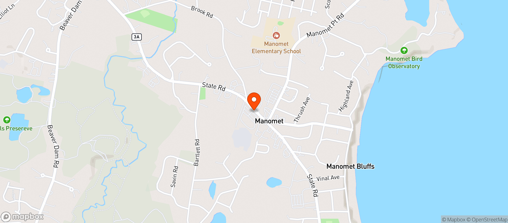 Map showing Clements Marketplace - Plymouth