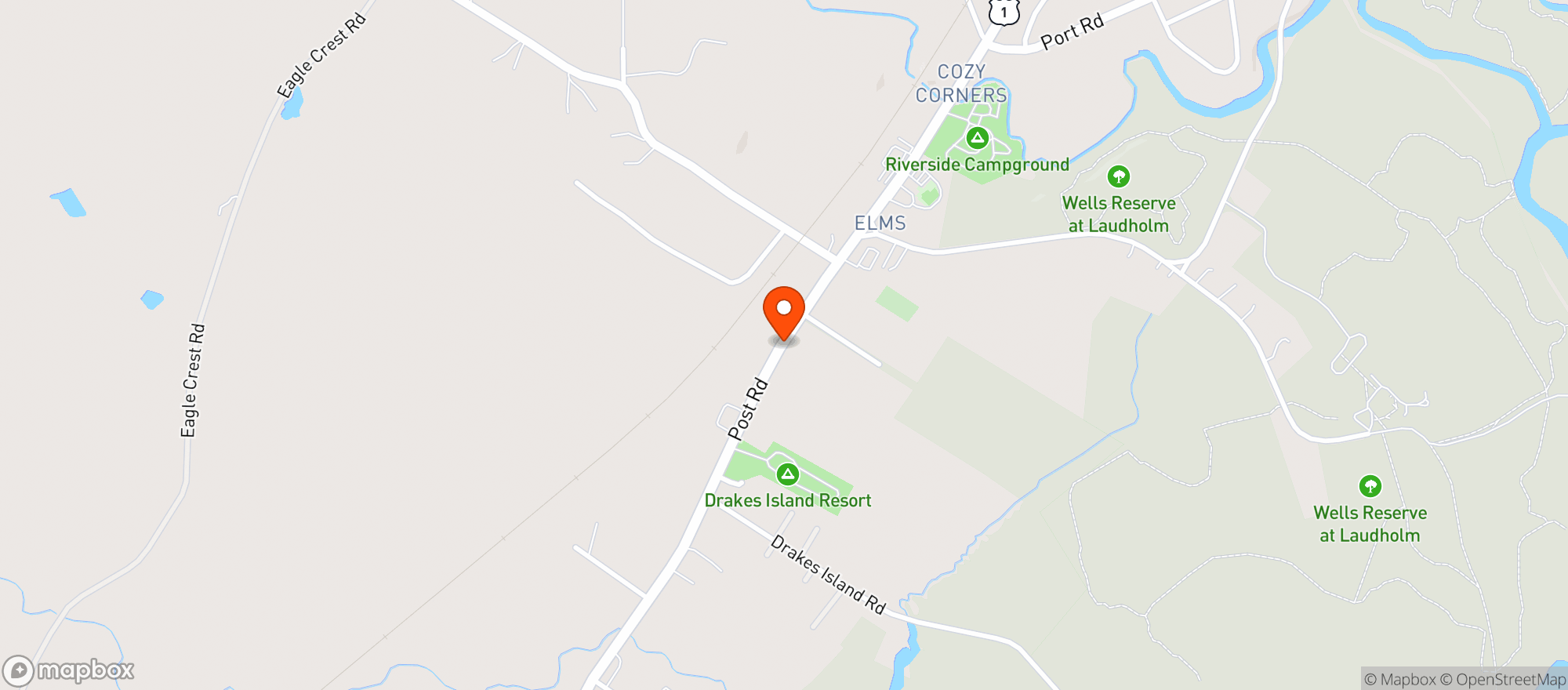 Map showing Litchfields Seafood Restauran