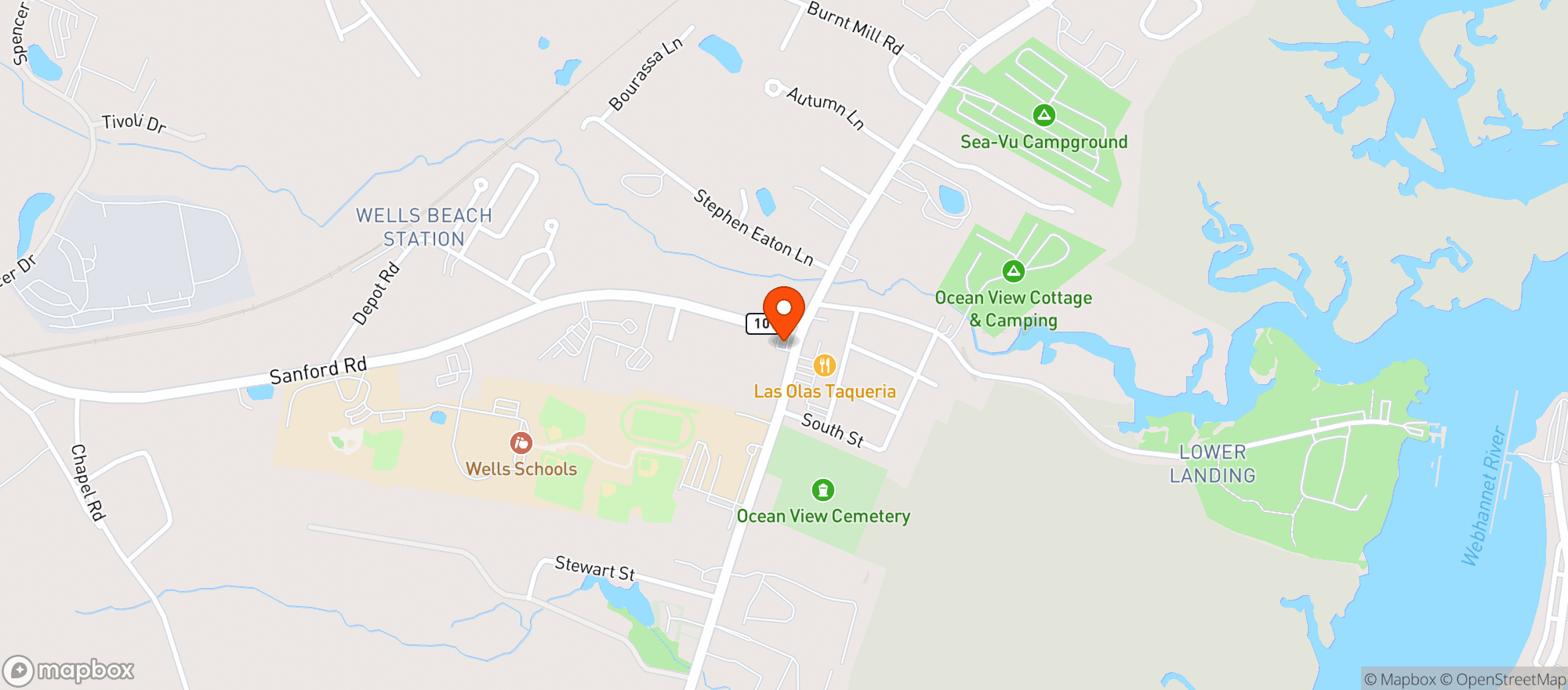Map showing Cumberland Farms