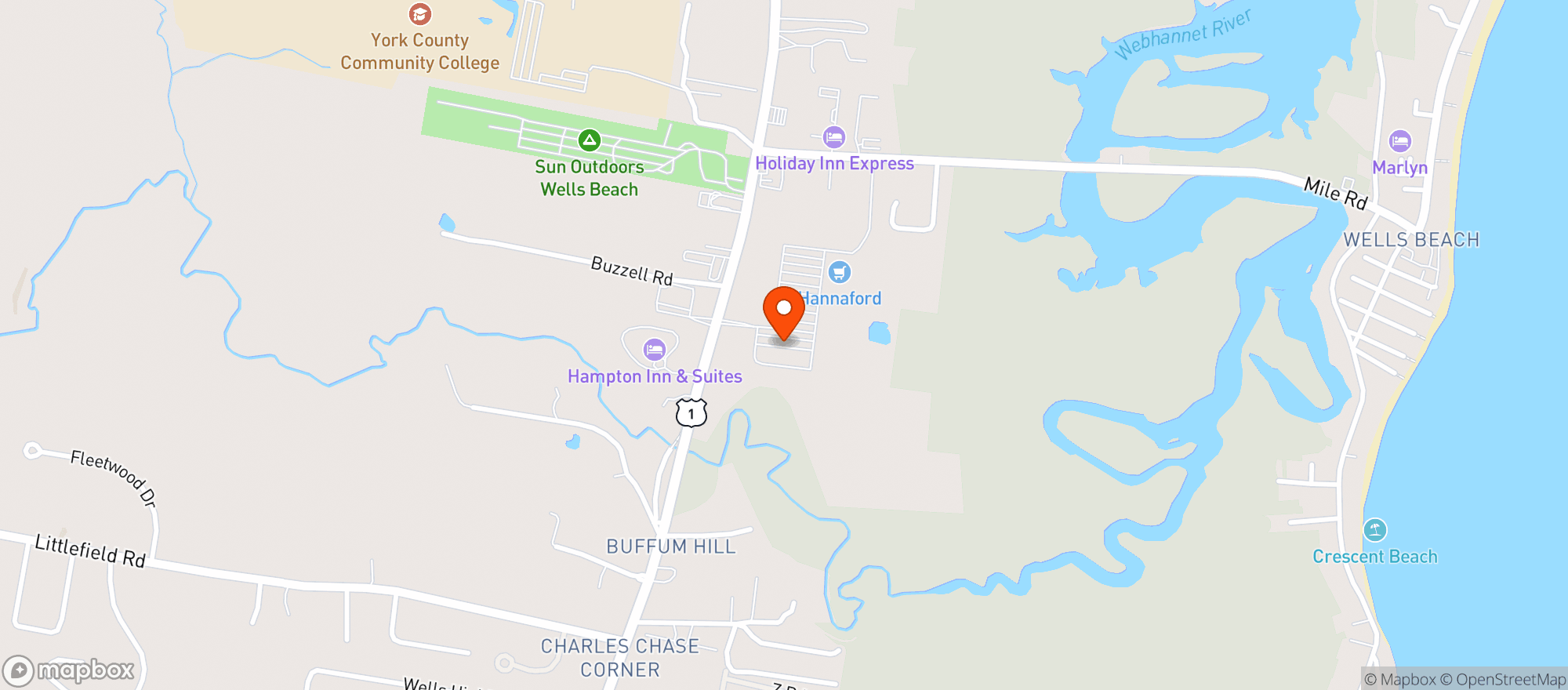 Map showing Tully's Beer & Wine
