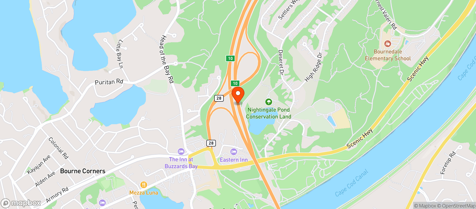Map showing Parrot Bar & Grill