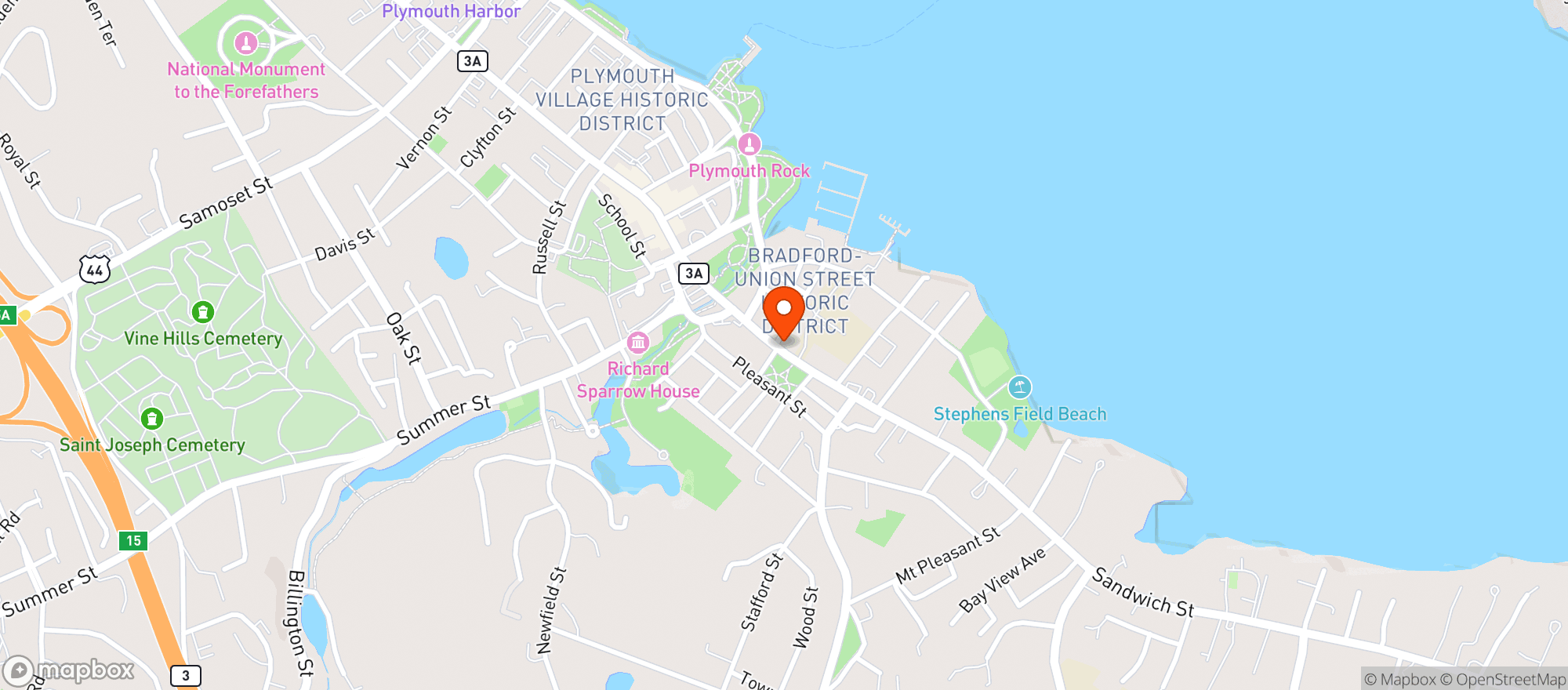 Map showing The Vape Way - Plymouth