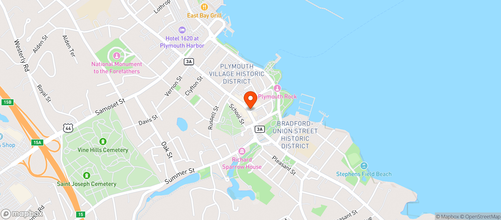 Map showing The Speedwell Tavern