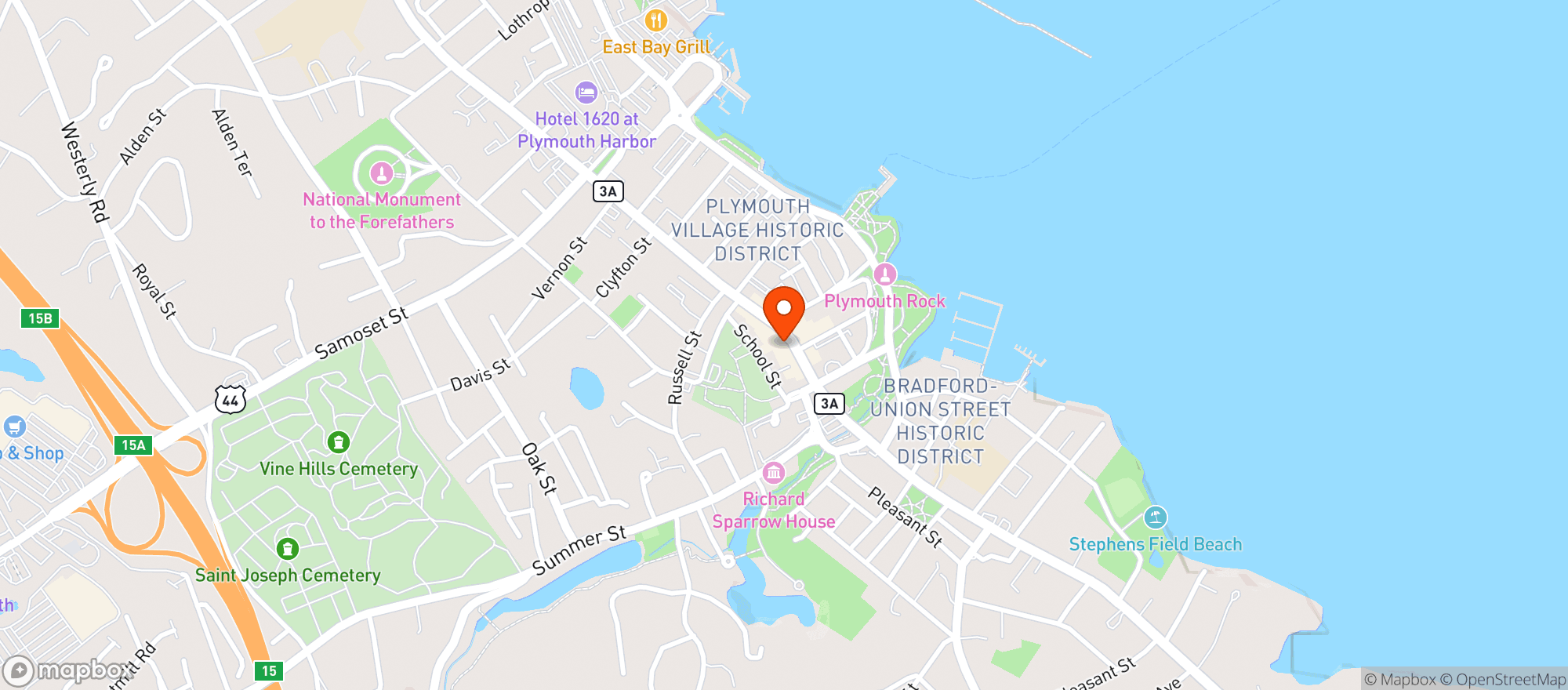 Map showing Craft Beer Cellar - Plymouth
