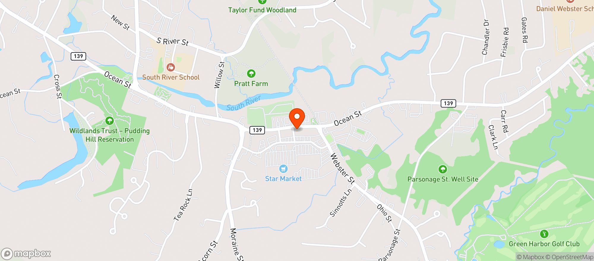 Map showing Jackansons