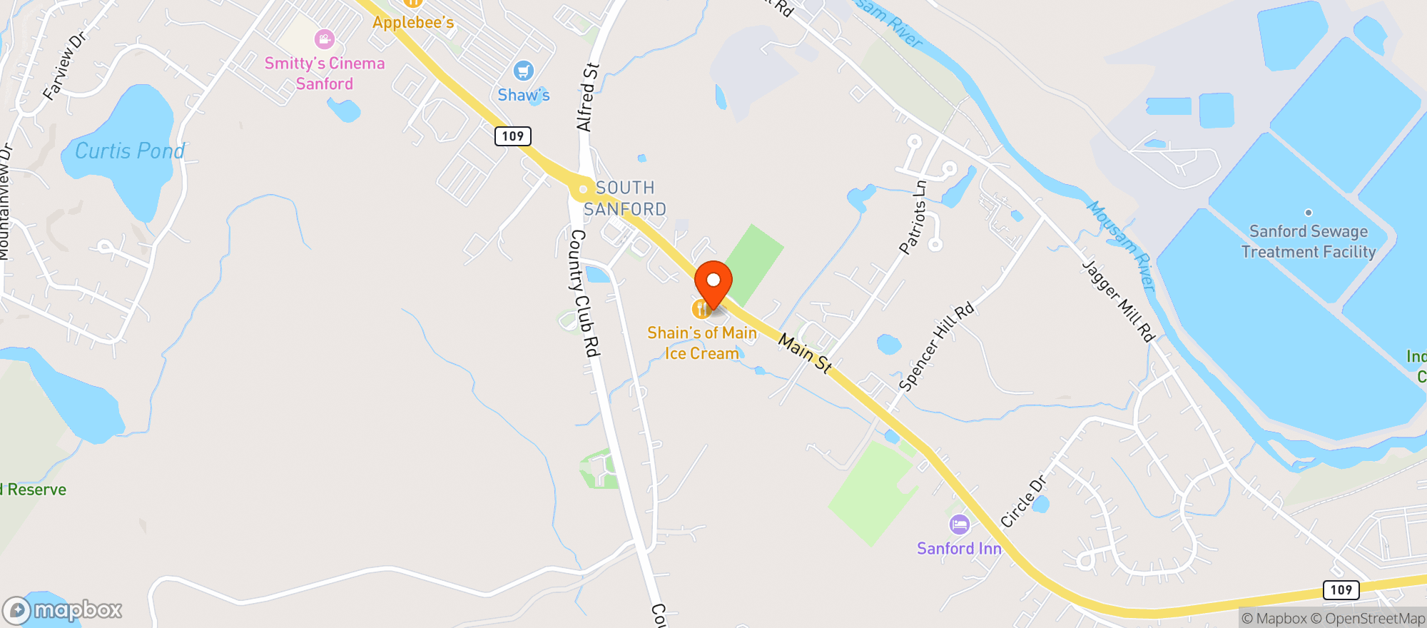 Map showing River Junction Brewing Company