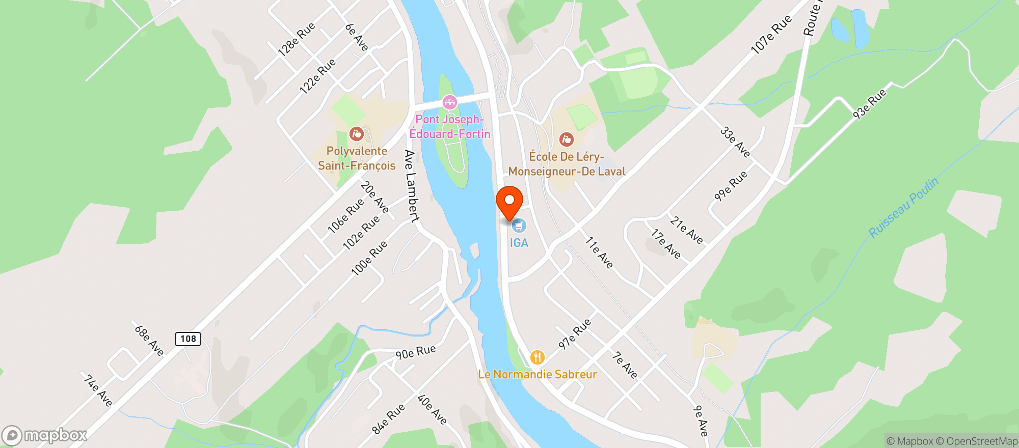 Map showing The Ruddy Potato