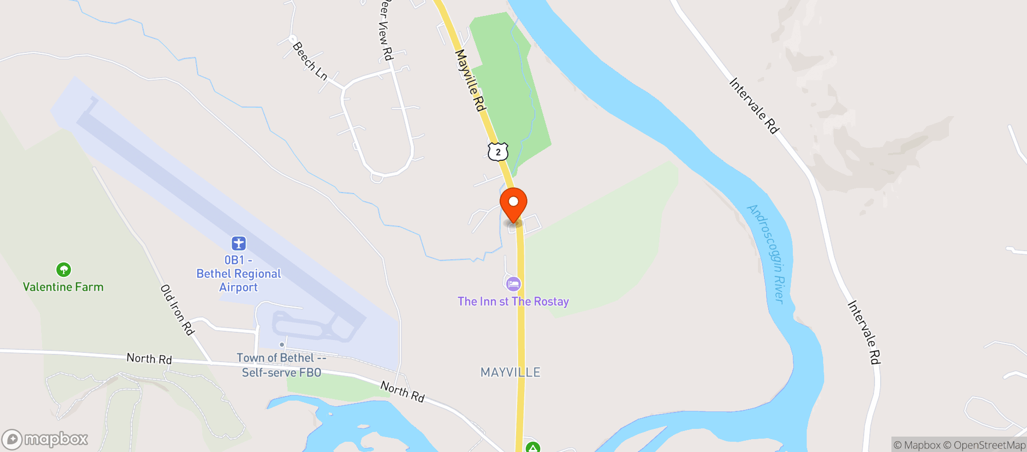 Map showing Connect Direct