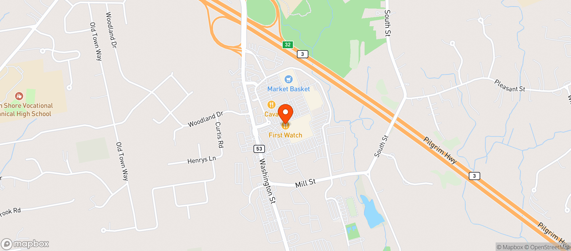 Map showing World Market Hanover