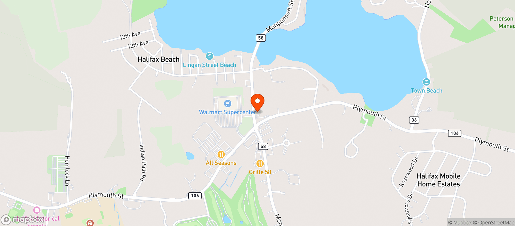Map showing Elevated Roots - Halifax