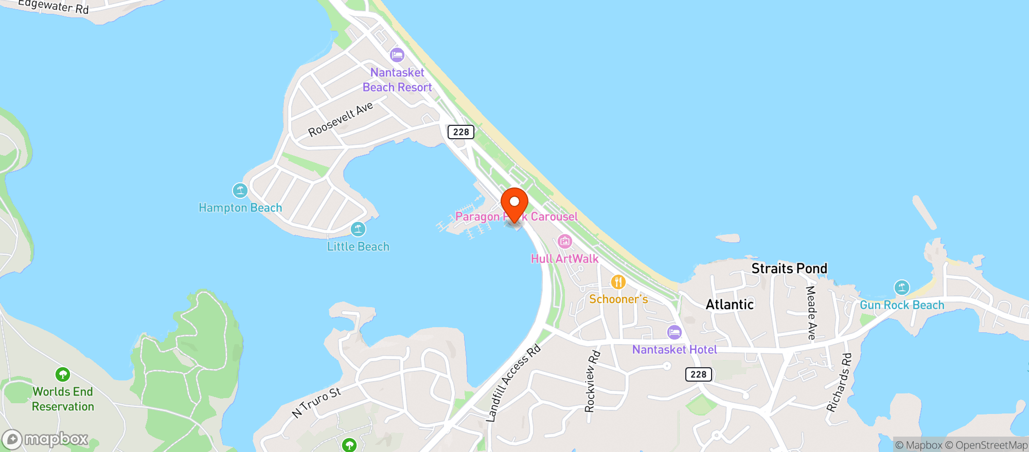 Map showing JAKES SEAFOOD