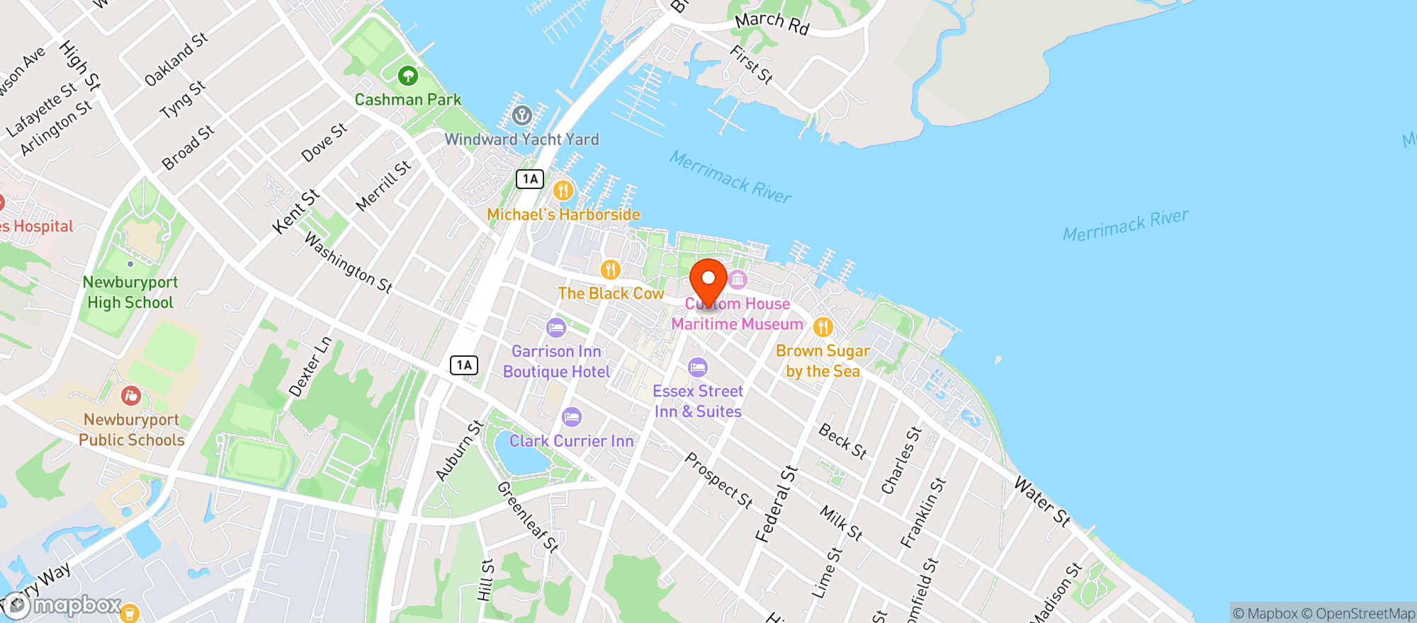 Map showing Buttermilk Baking Company