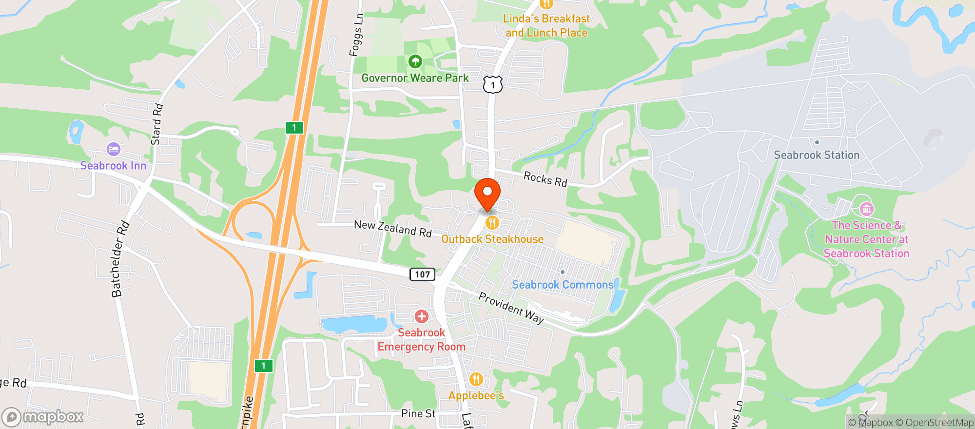 Map showing Walmart Supercenter