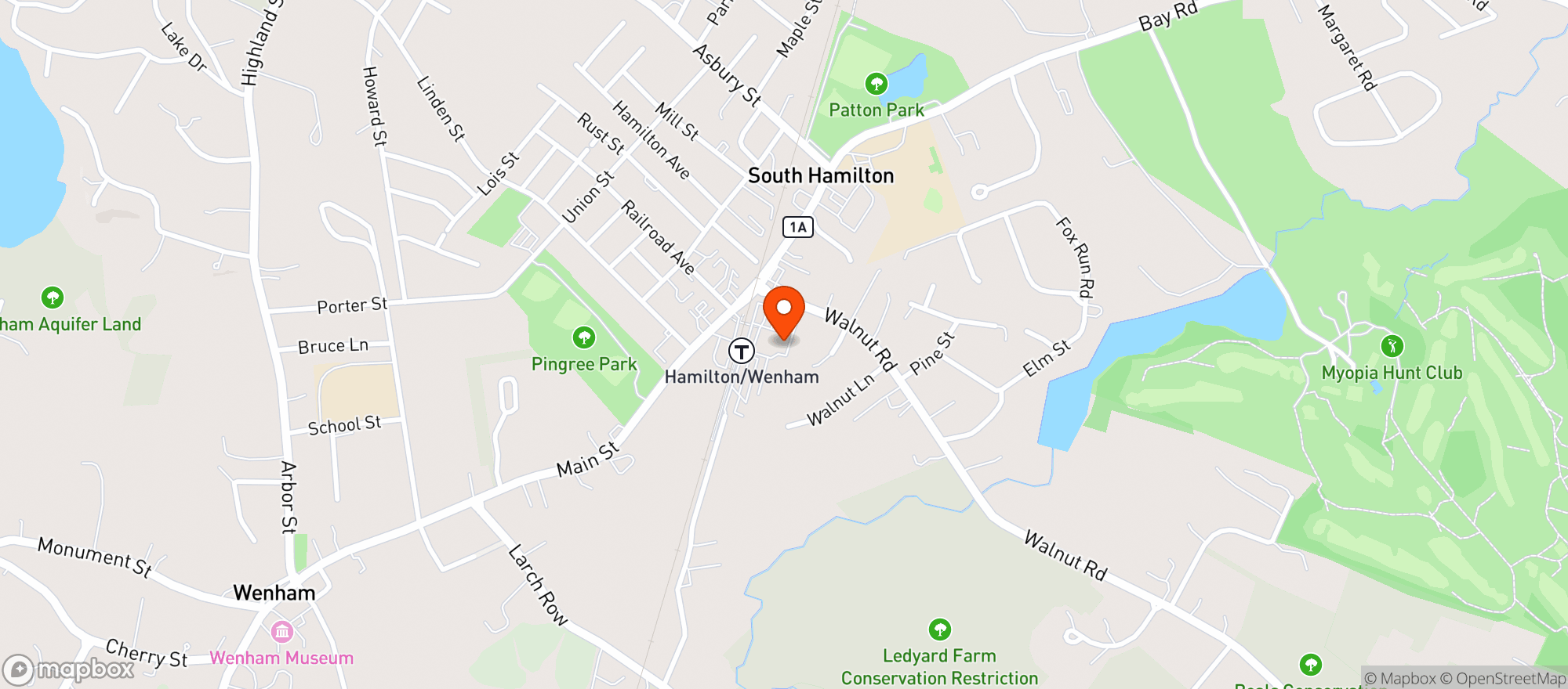 Map showing 15 Walnut