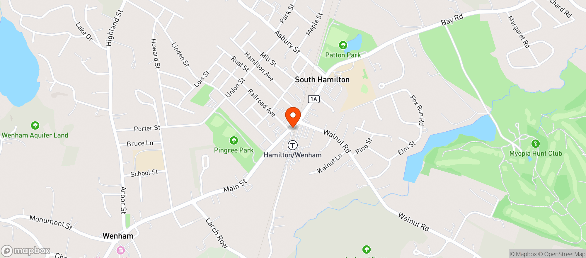 Map showing Community Package