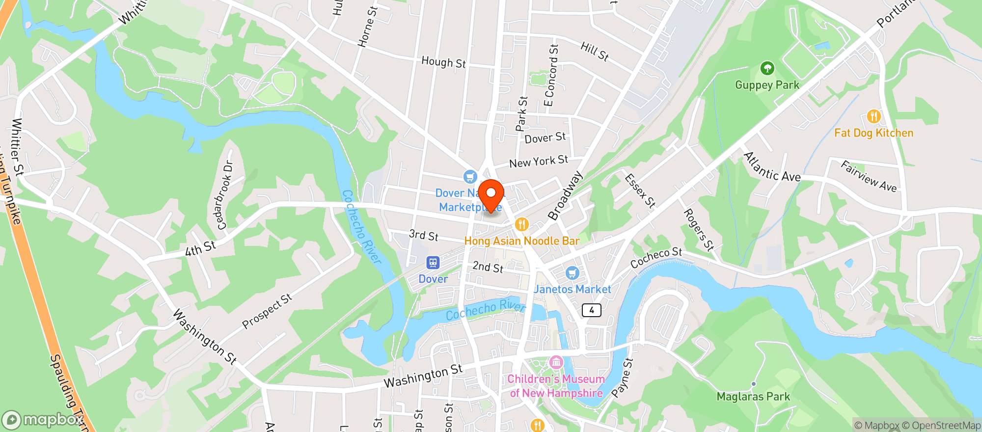 Map showing Cara Irish Pub & Rest