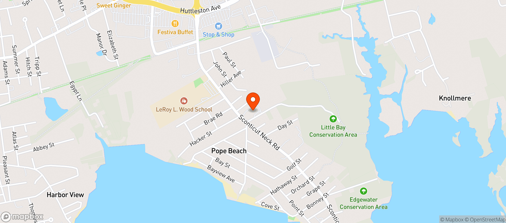 Map showing Fairhaven Wine & Spirits