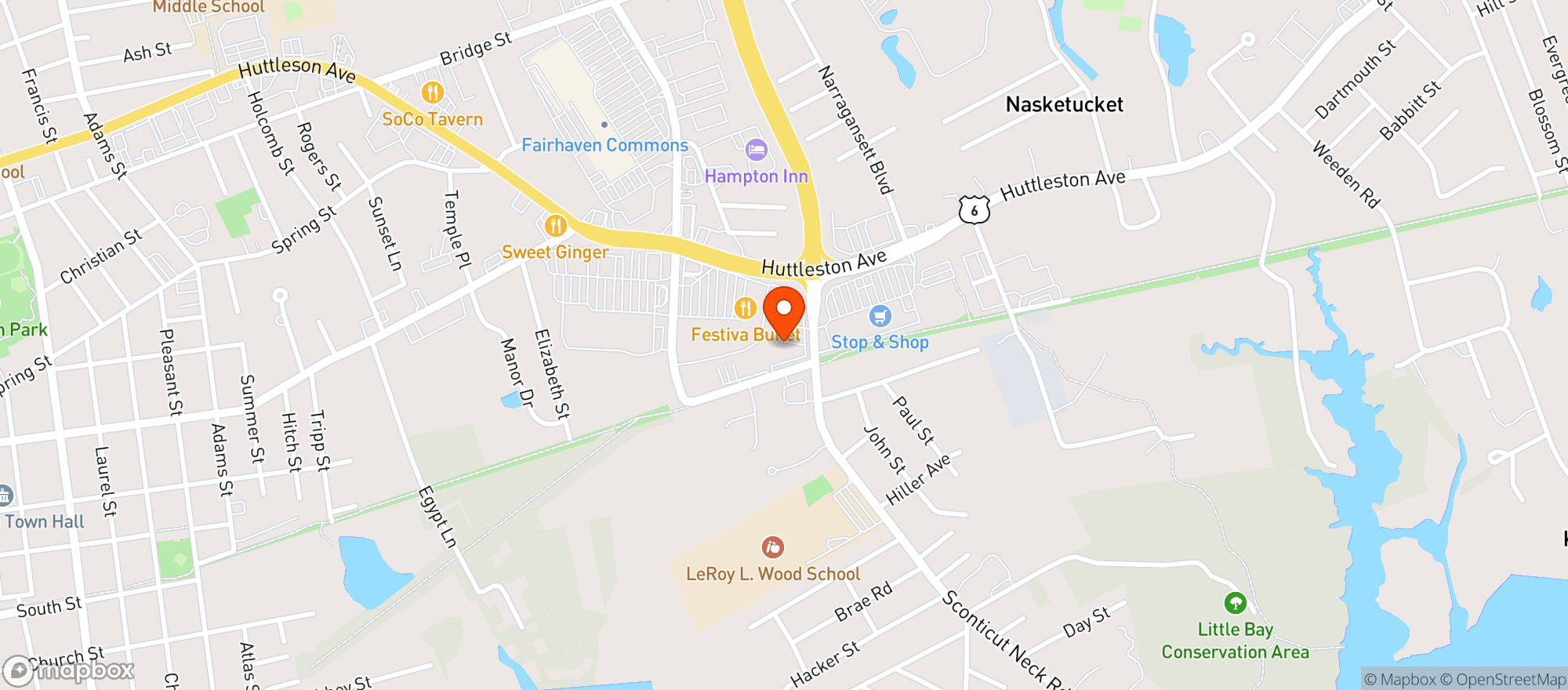 Map showing Cardozas Wine & Spirits
