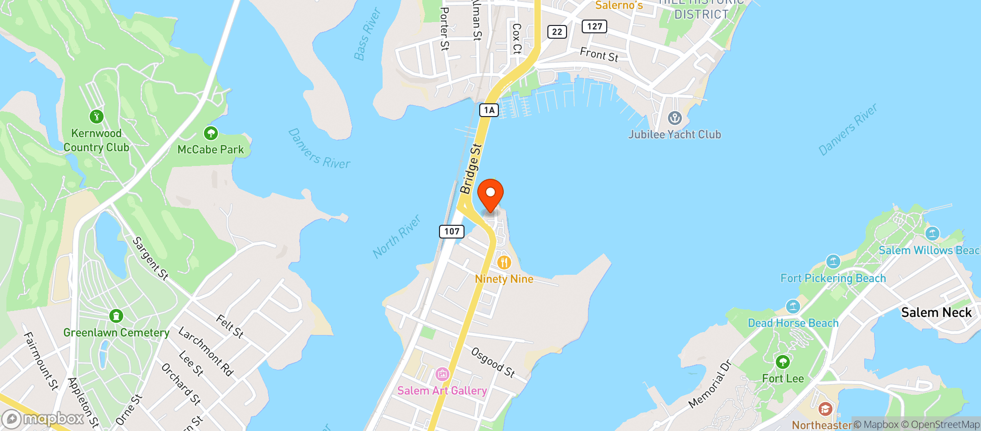Map showing Starbird