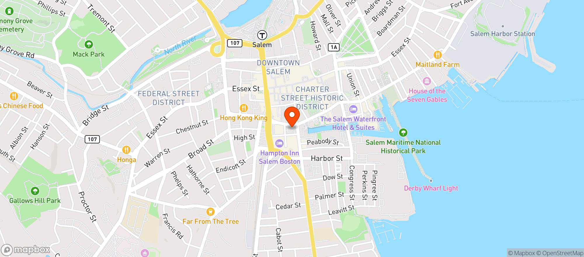Map showing Howling Wolf Taqueria