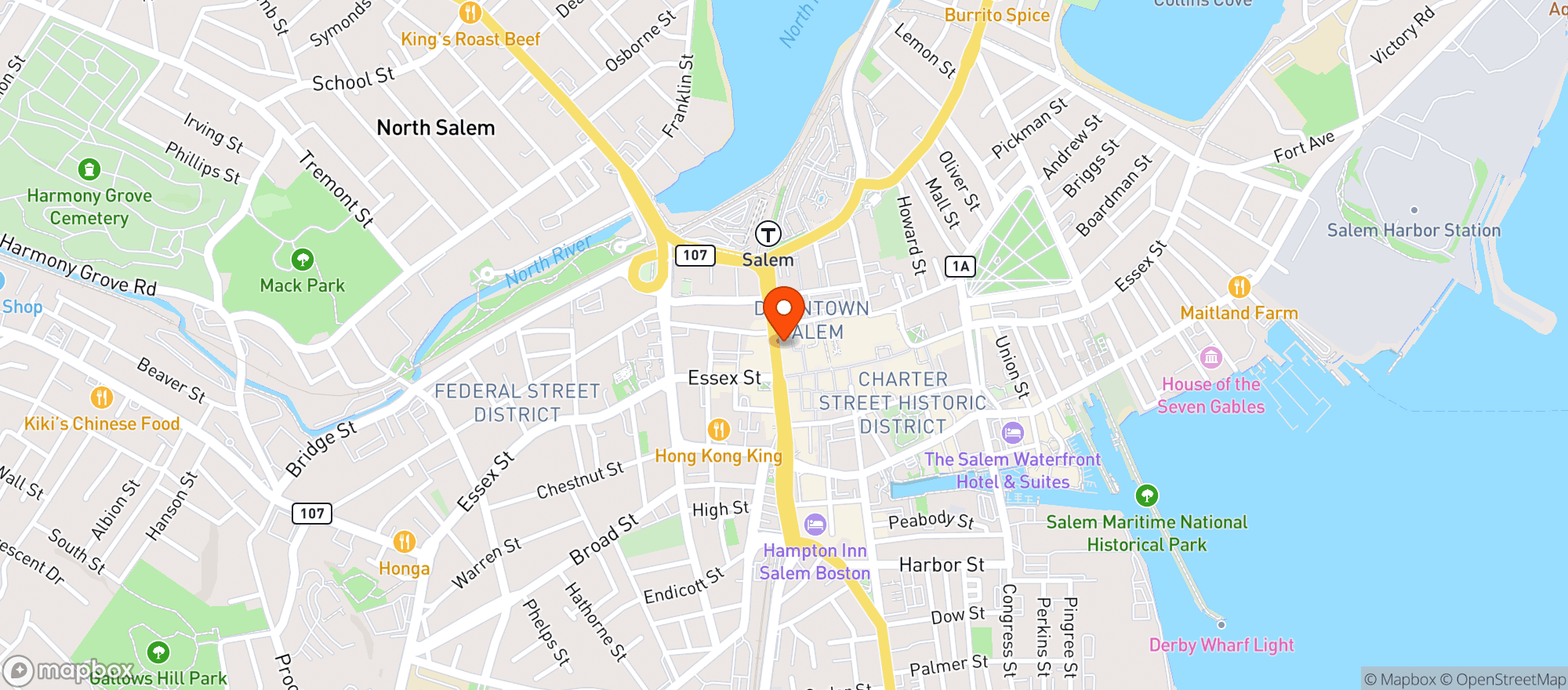 Map showing Dire Wolf Tavern