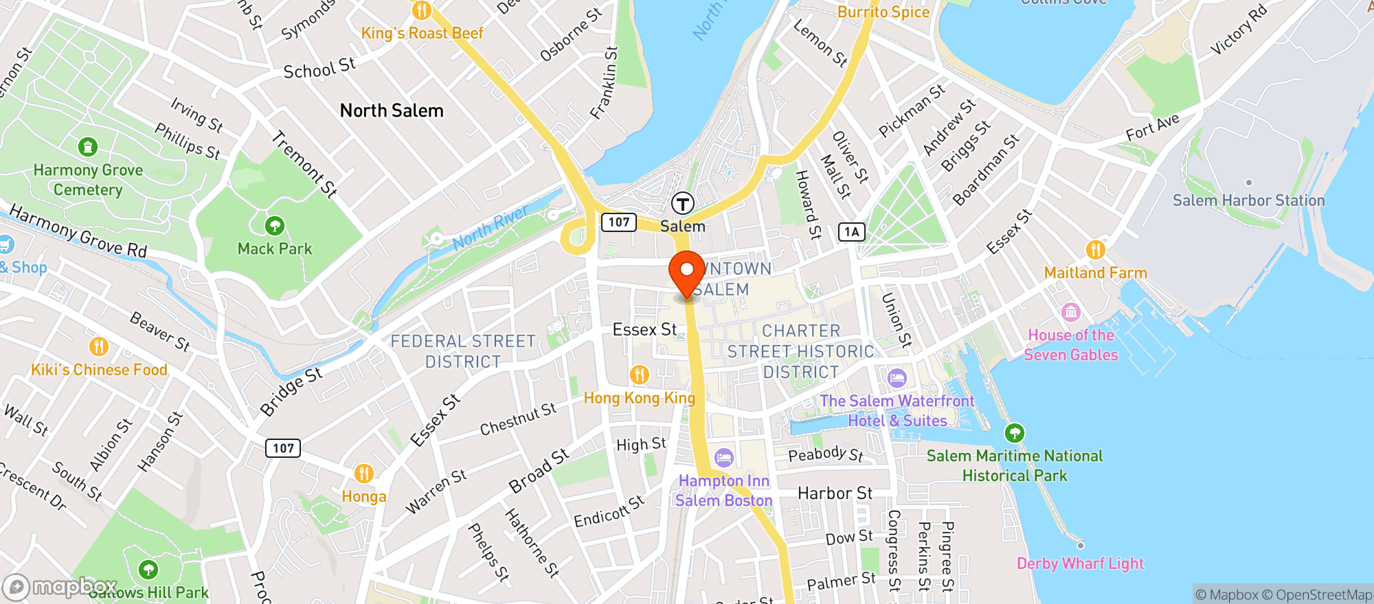 Map showing Koto Japanese Grill