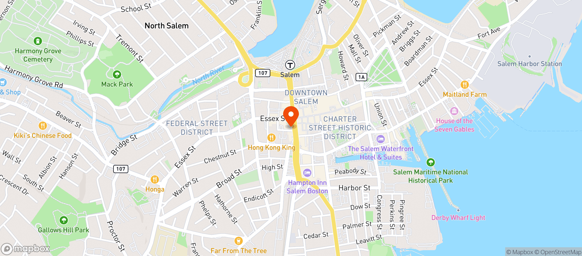 Map showing Gulu Gulu Cafe