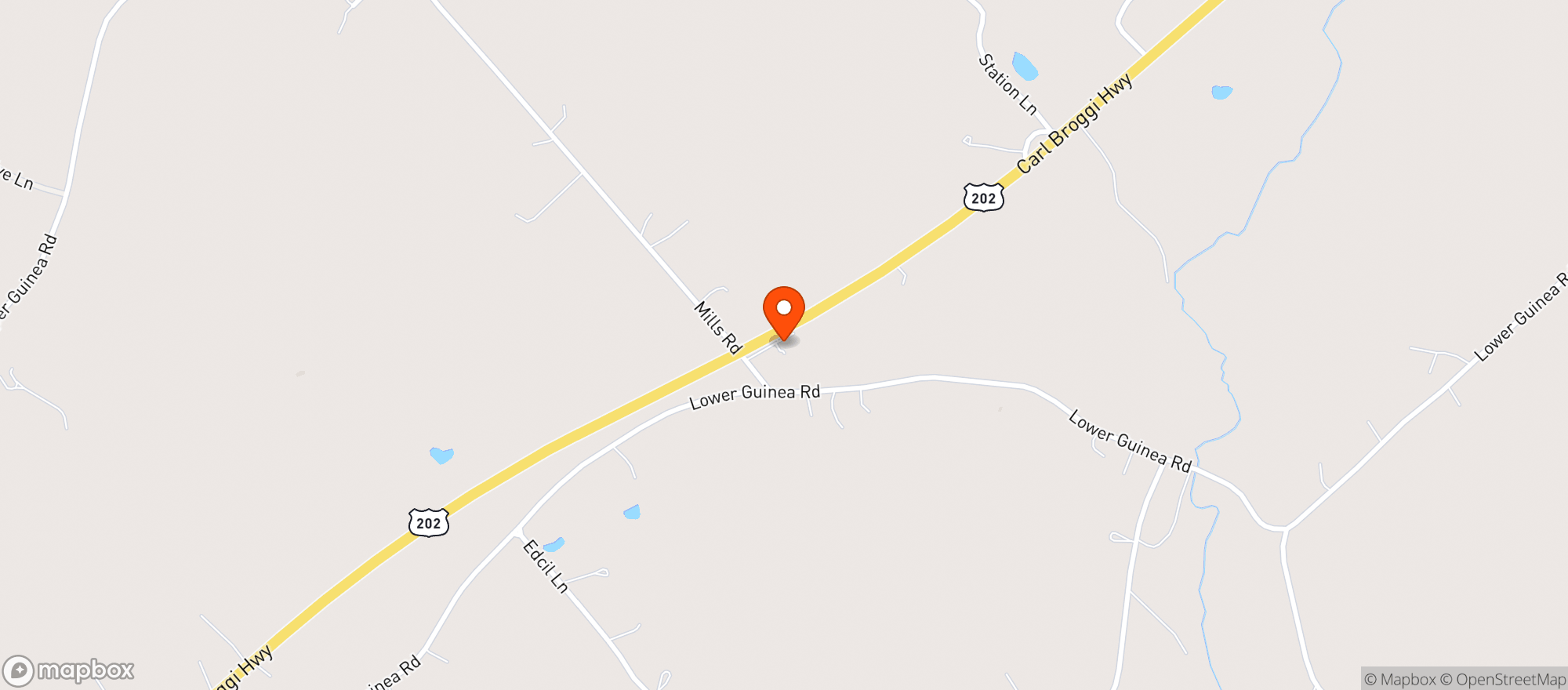 Map showing Pot Of Gold LLC