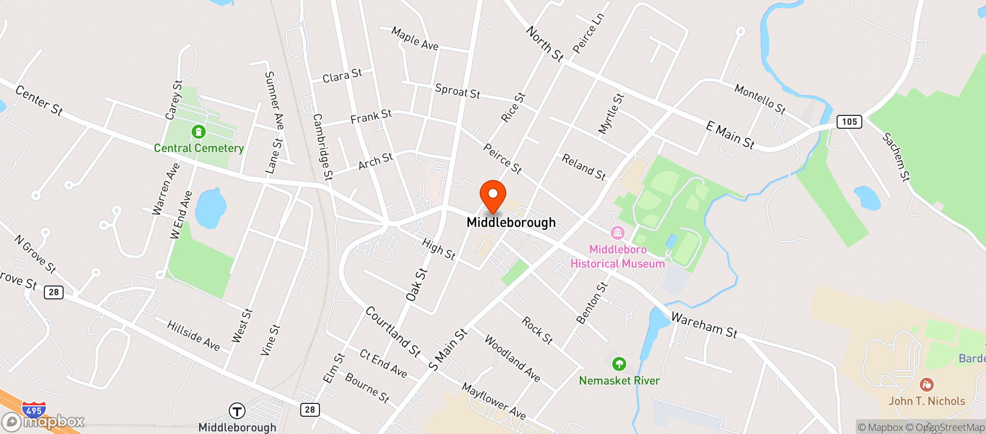 Map showing Freitas Liquors