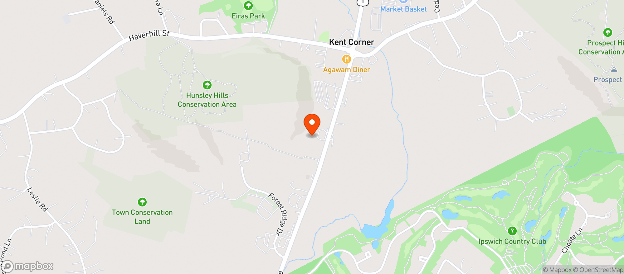 Map showing Fine Fettle - Rowley