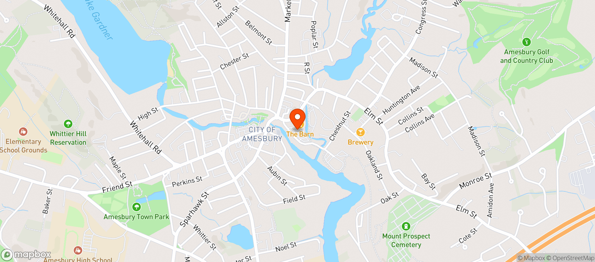 Map showing Crave