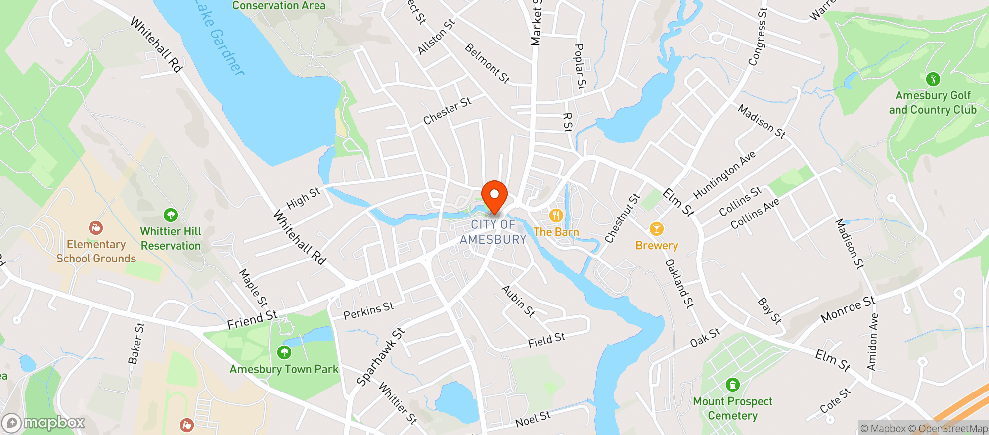 Map showing Casa Maria Tacos & Tequila