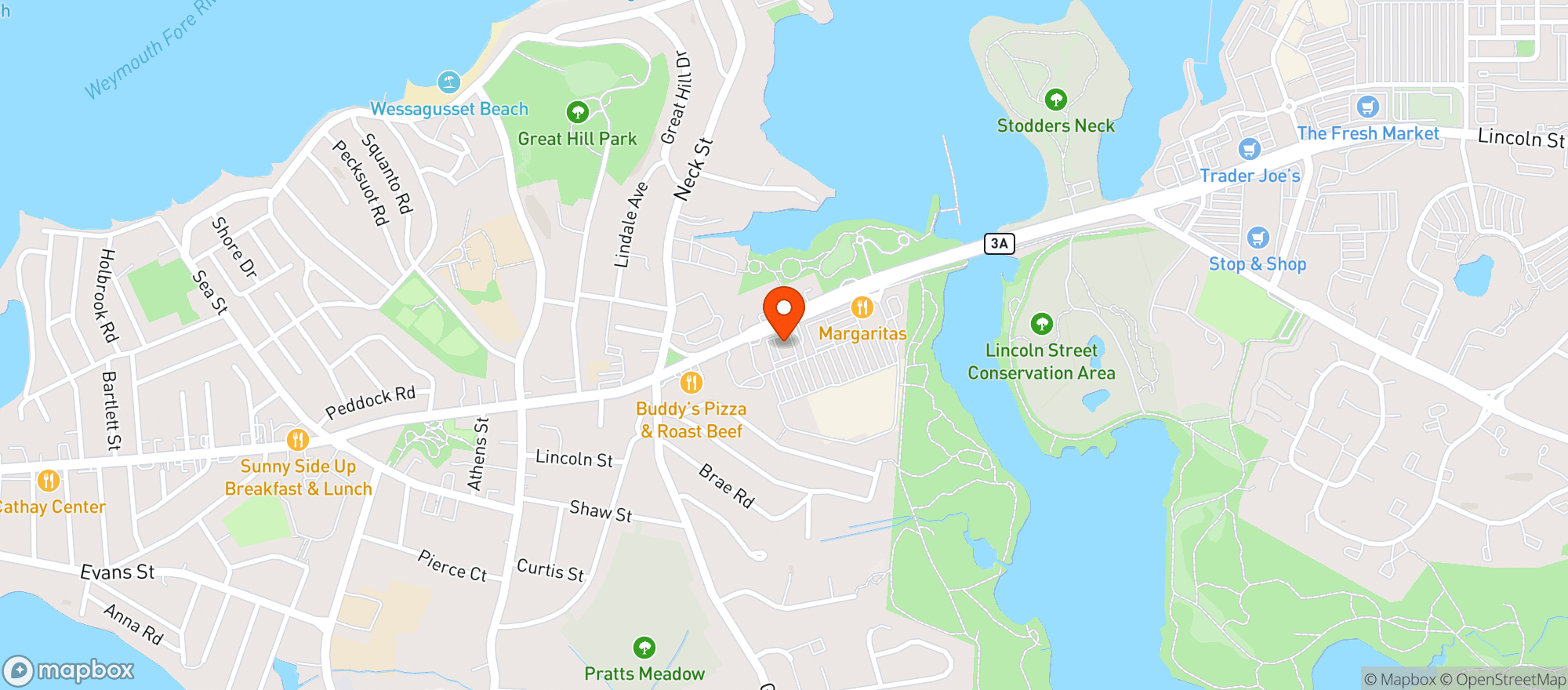 Map showing Quincy Cannabis Co
