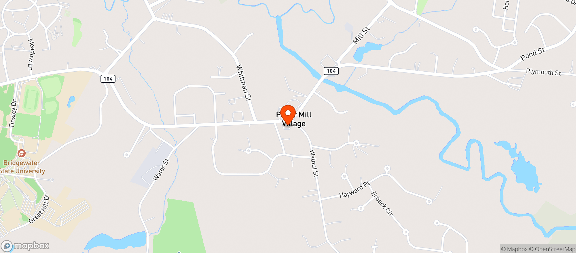 Map showing Bernier's Store