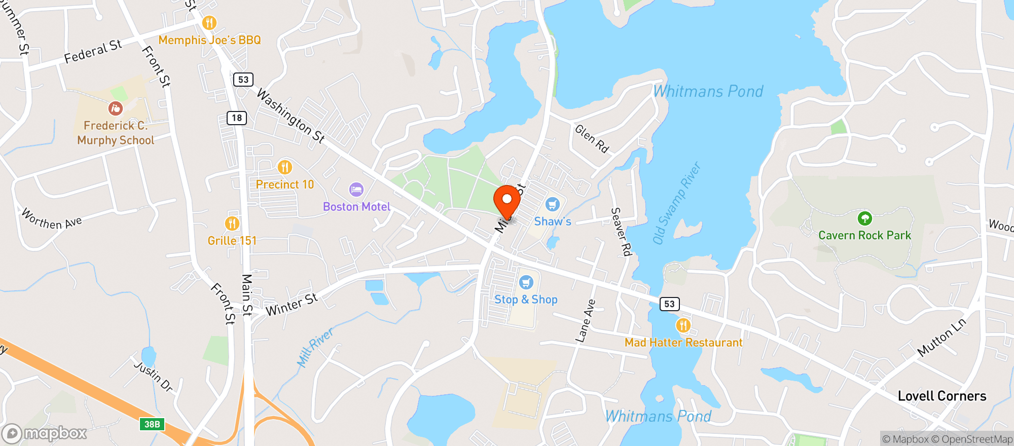 Map showing Gnc