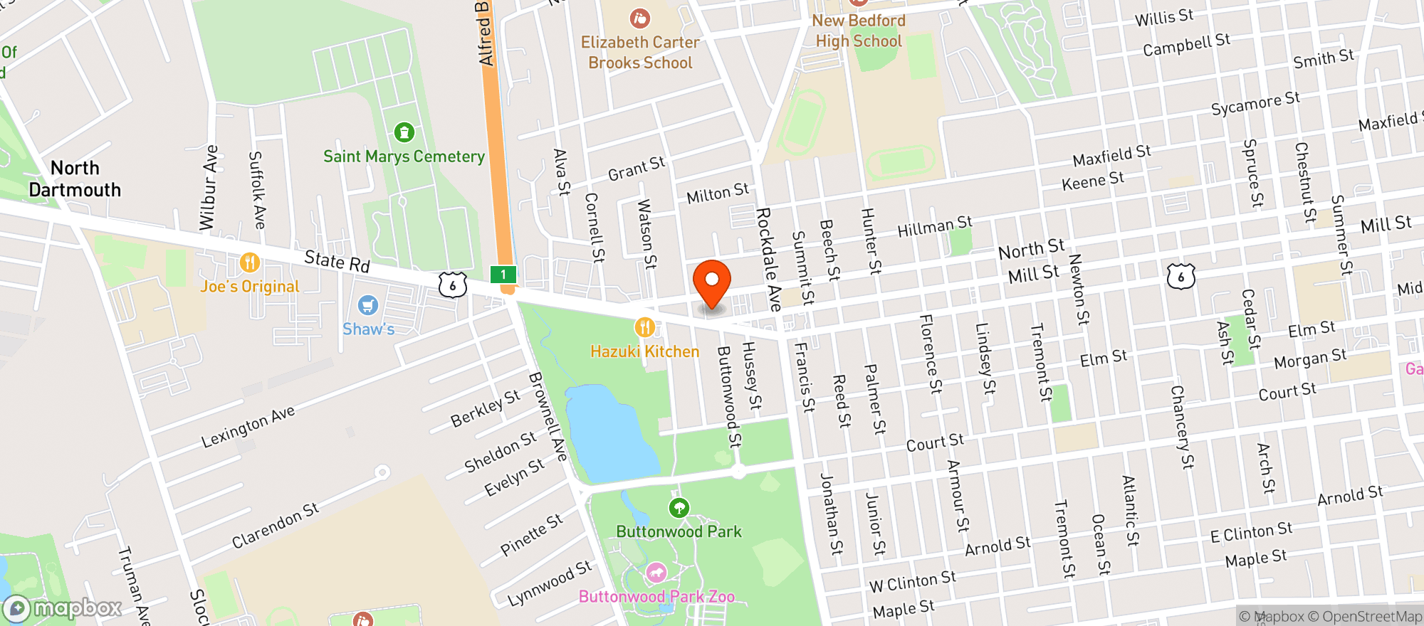 Map showing Barry's Fine Wine and spirits