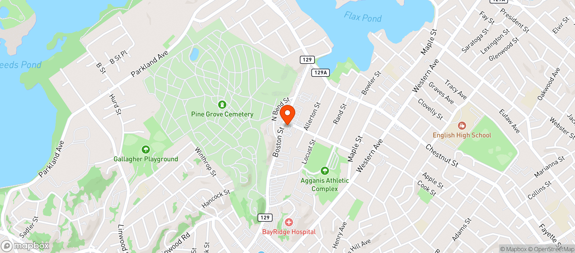 Map showing Greatest Hits Cannabis Co.