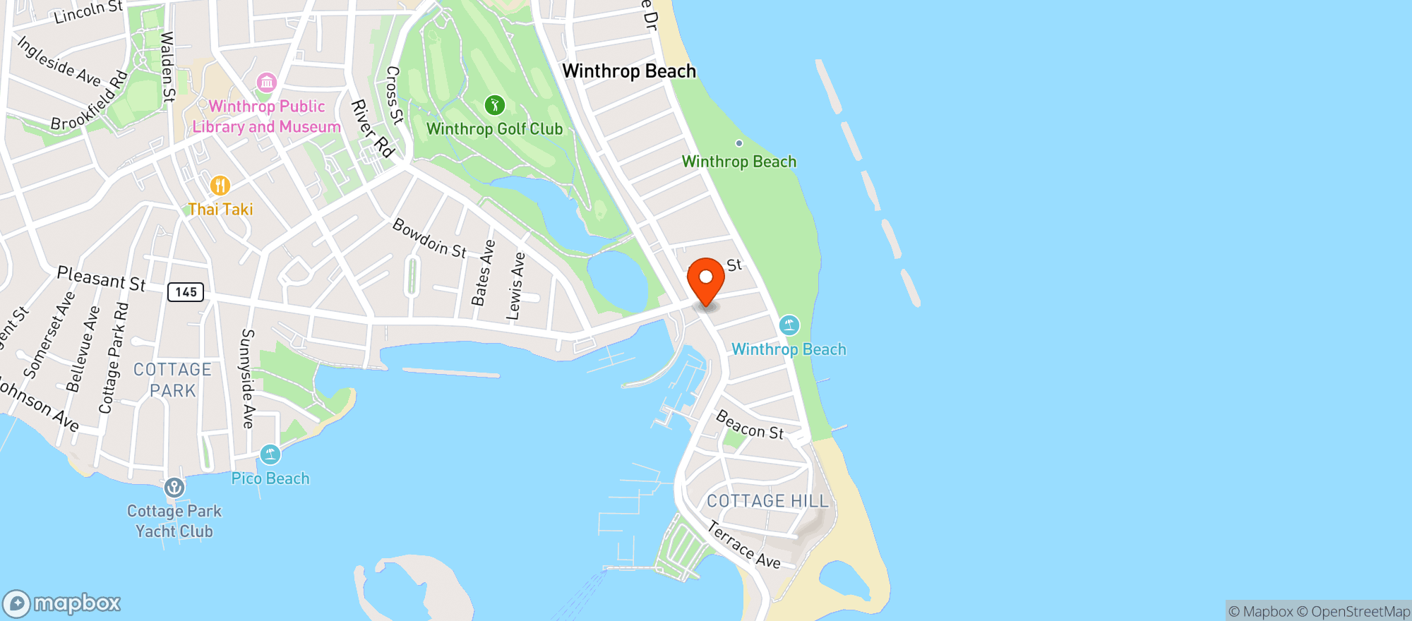 Map showing Quick Food