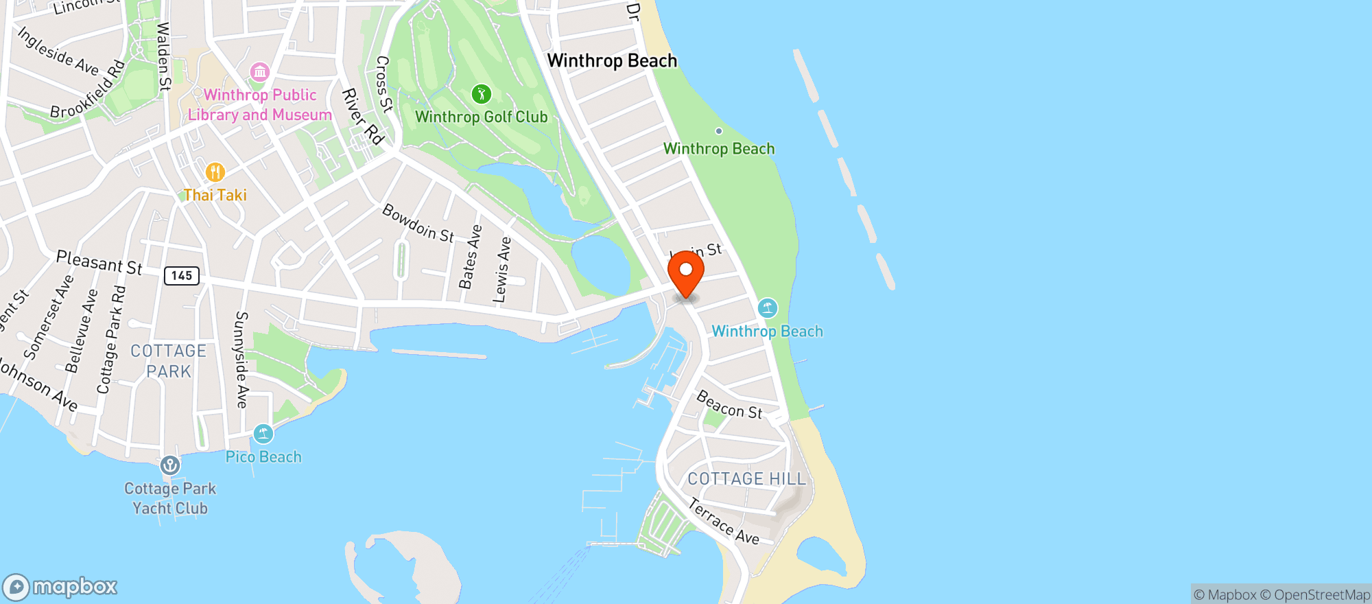Map showing Sambalos Tapas & Bar