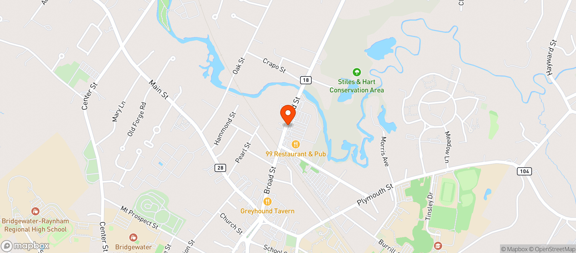 Map showing Gnc