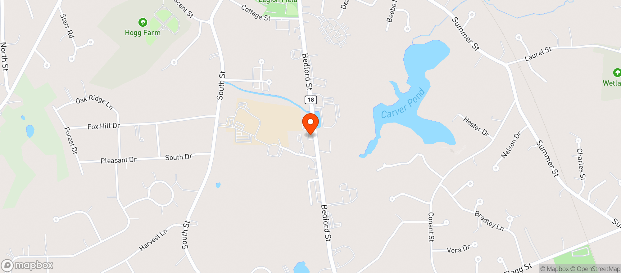 Map showing Russos Fine Wine & Spirits