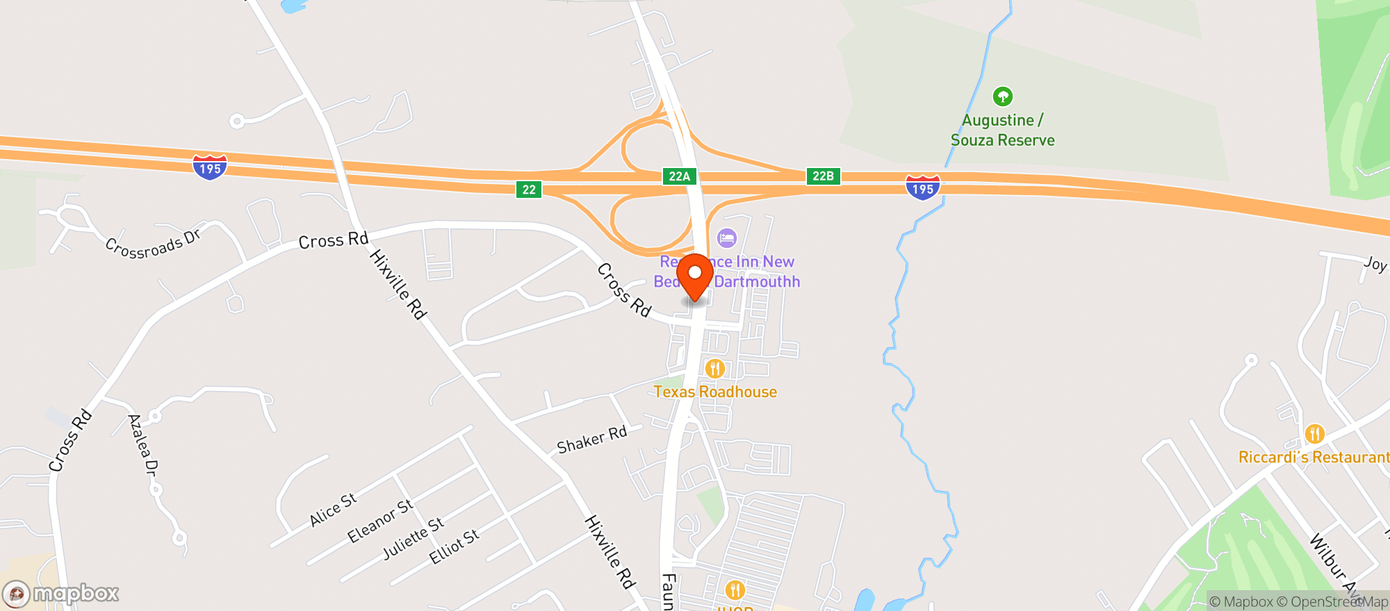 Map showing Cardozas Wine & Spirits