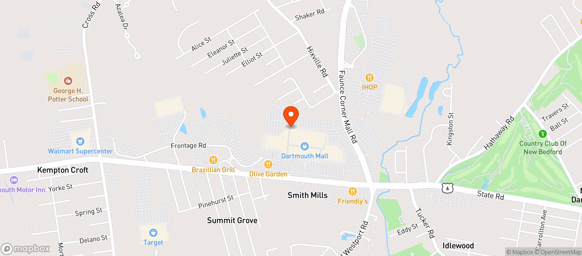 Map showing Gnc