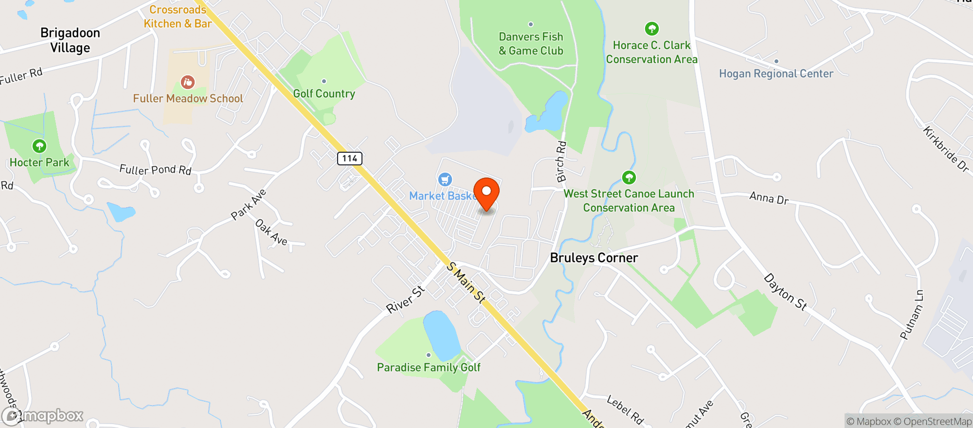 Map showing Vinum Liquors Middleton