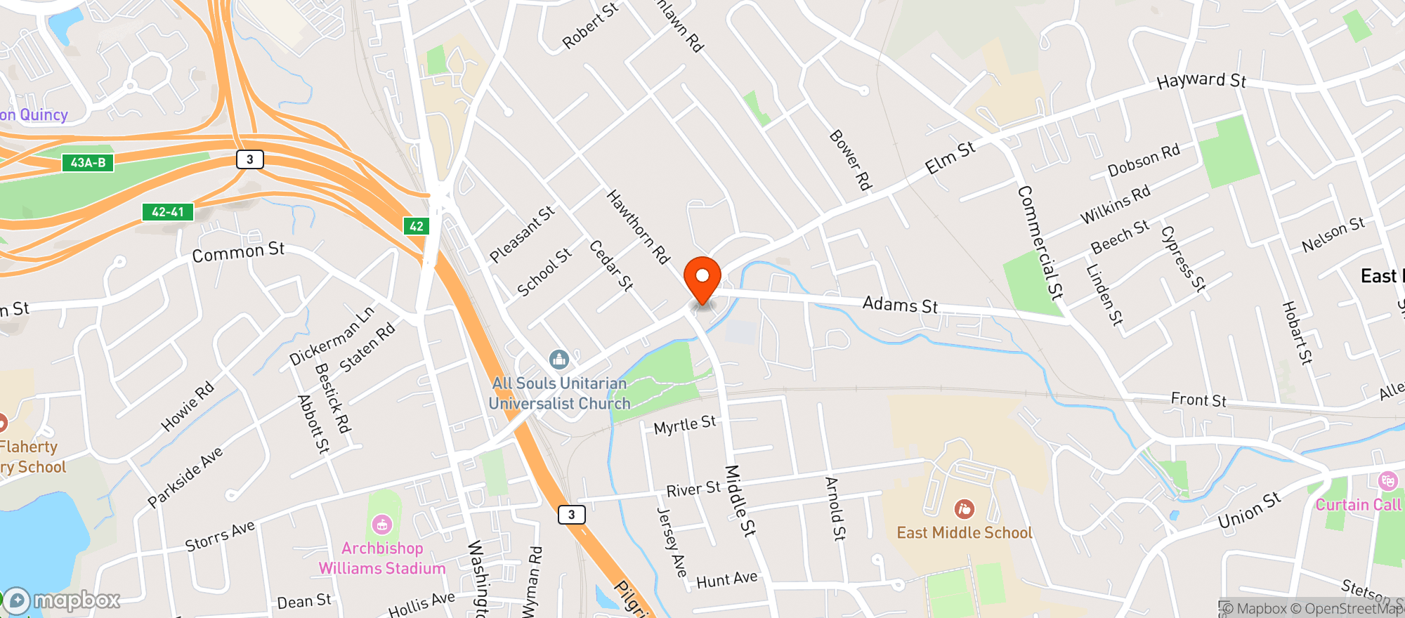 Map showing Kays Cans & Bottles